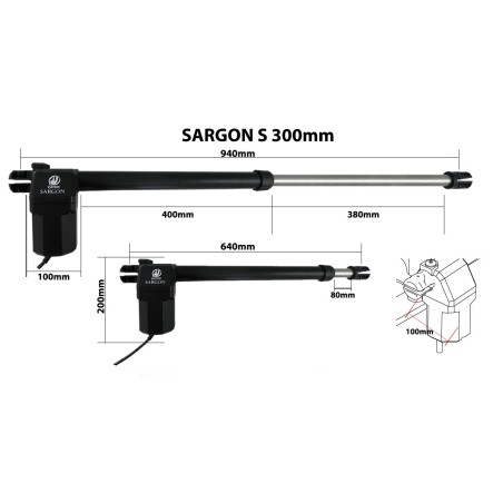 Motore Cancello Battente SARGON S Sinistro