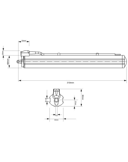 D8 ACTUATOR A VASTAGO