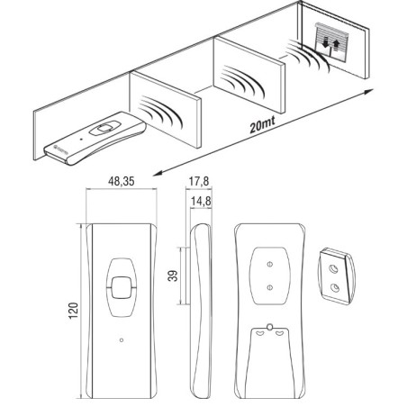 Kit Motor Tubular Elettra 50nm 100kg