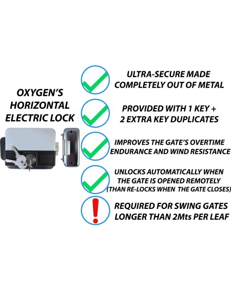 full kit sargon 230v swing gate two wings opener residential