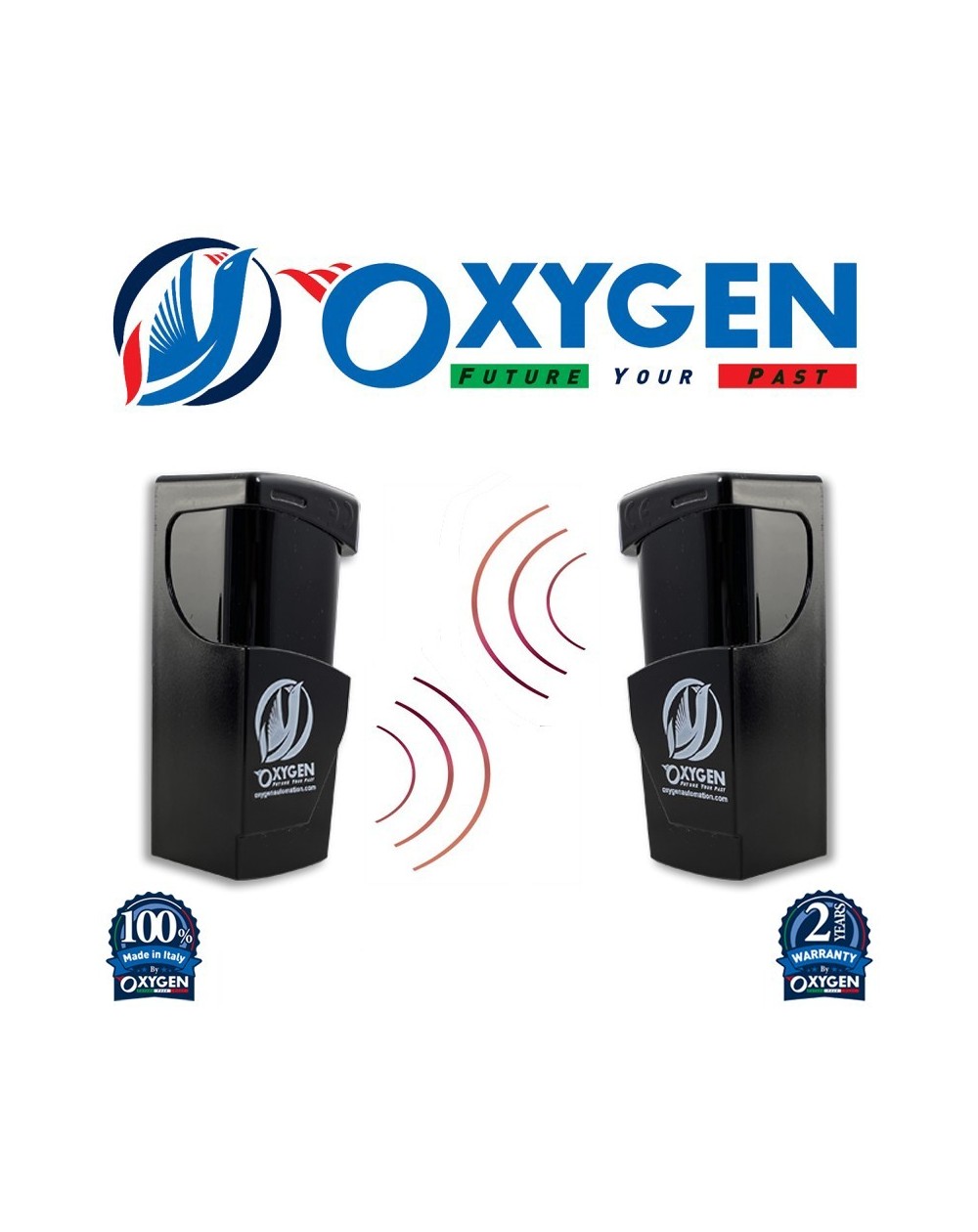 coppia fotocellule parete wall standard std NEW