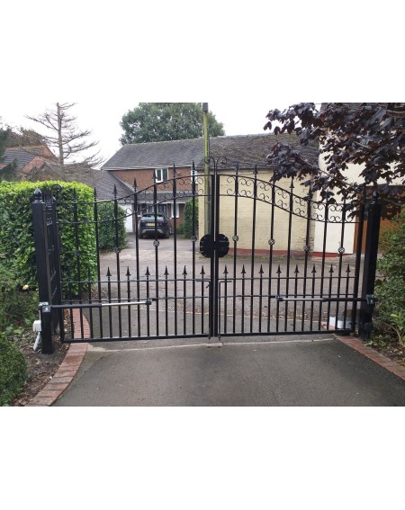 2 Motors Sargon 230v swing gate two wings opener residential