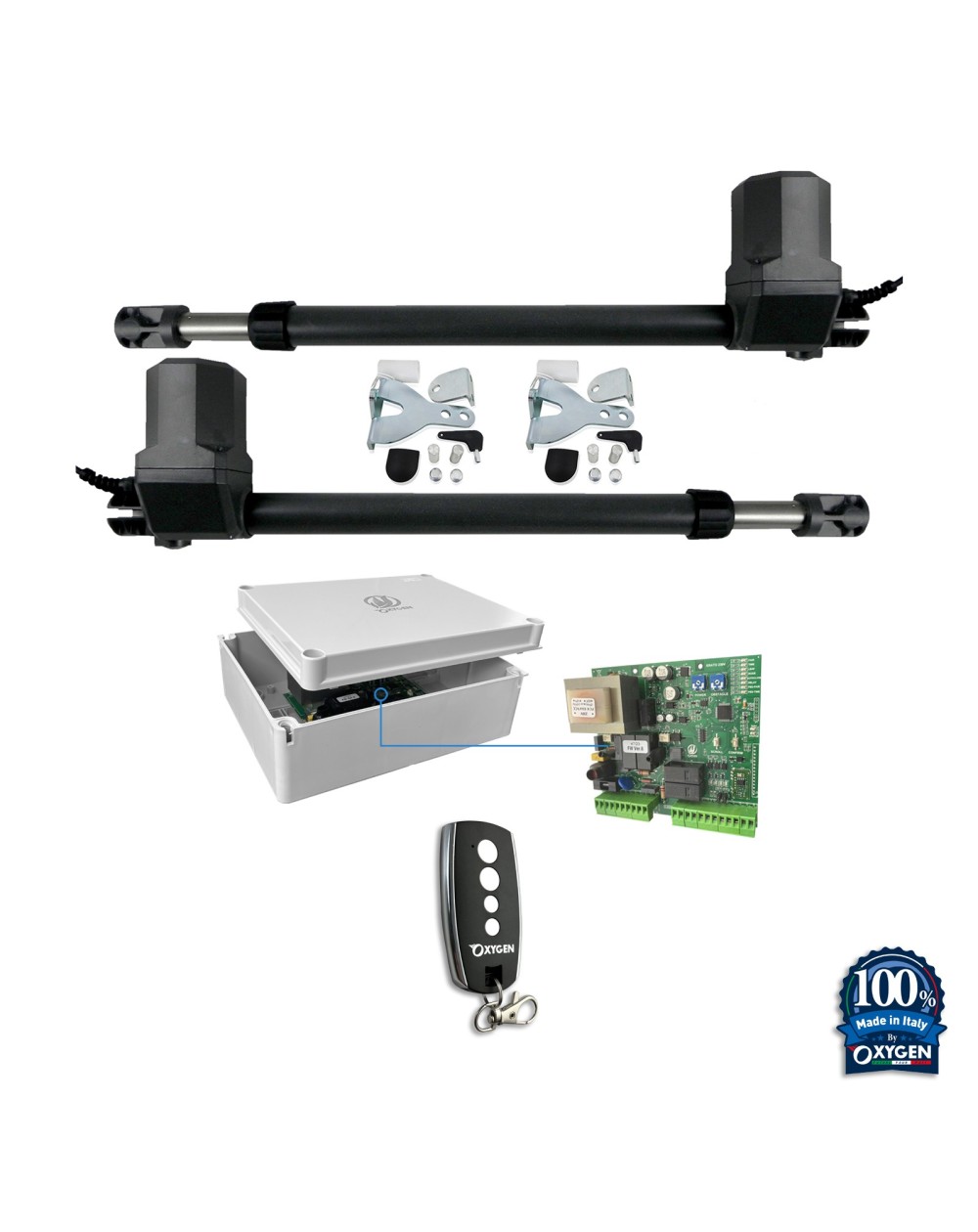 Mini kit Poseidon 230v cancello battente due ante residenziale