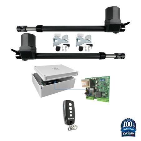 Mini kit Poseidon 230v cancello battente due ante residenziale