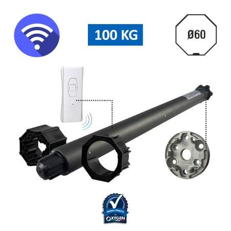 Kit Motor Tubular Elettra 50nm 100kg