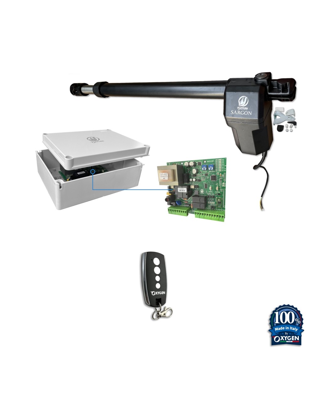 full kit sargon 230v swing gate two wings opener residential