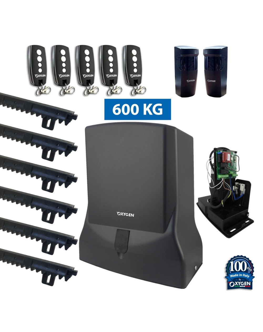 motoriduttore Perseus 230V motore cancello scorrevole elettromeccanico