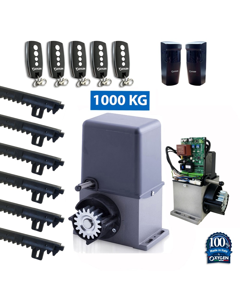 motoriduttore NYX 230V motore cancello scorrevole finecorsa meccanici