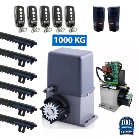 motoriduttore NYX 230V motore cancello scorrevole finecorsa meccanici