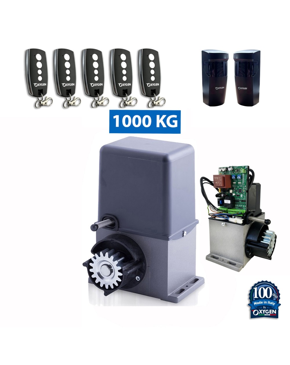 motoriduttore NYX 230V motore cancello scorrevole finecorsa meccanici