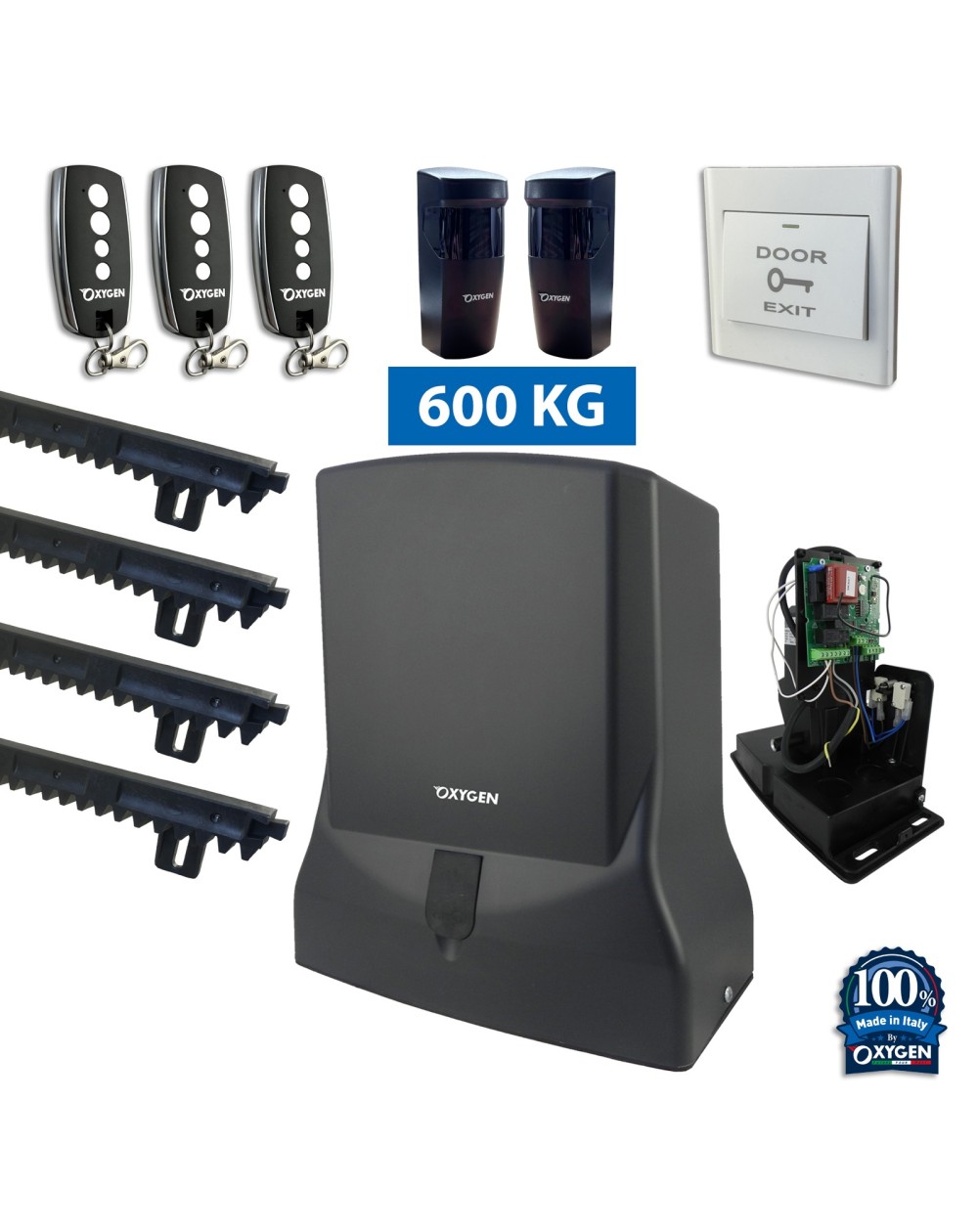 motoriduttore Perseus 230V motore cancello scorrevole elettromeccanico