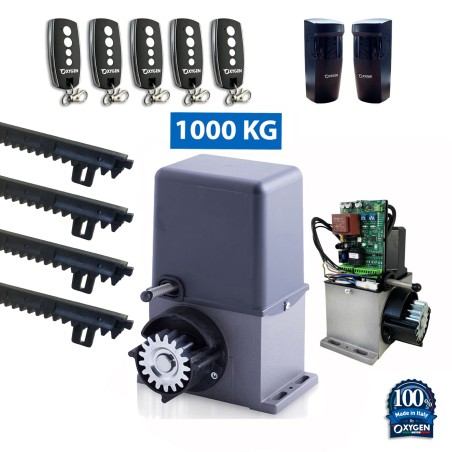 motoriduttore NYX 230V motore cancello scorrevole finecorsa meccanici