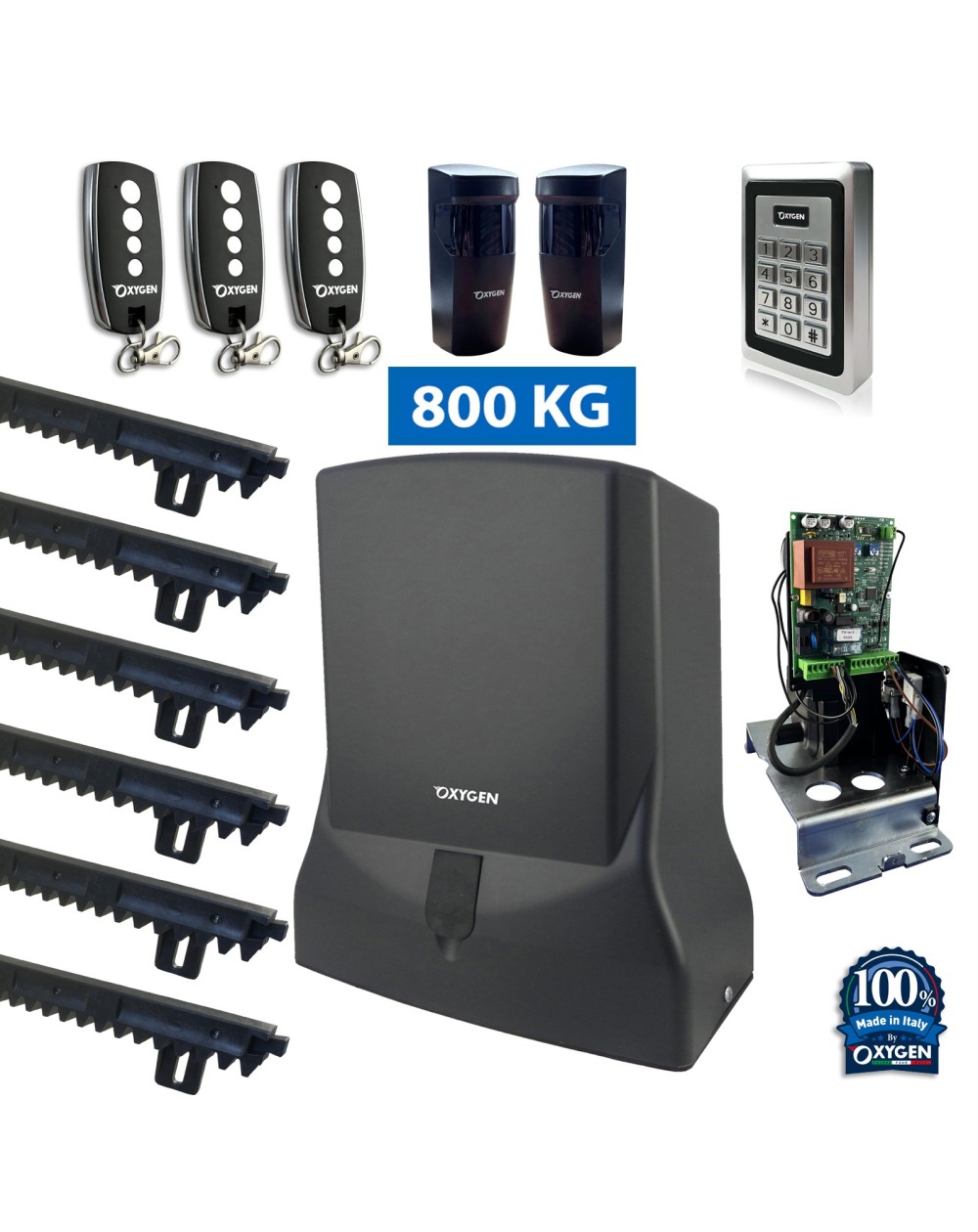 motoriduttore Perseus 230V motore cancello scorrevole elettromeccanico