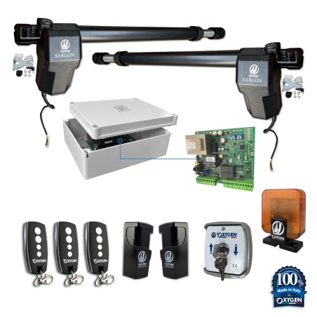 full kit sargon 230v puertas batientes