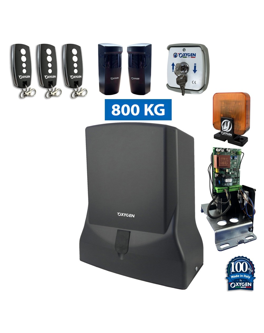 motoriduttore Perseus 230V motore cancello scorrevole elettromeccanico