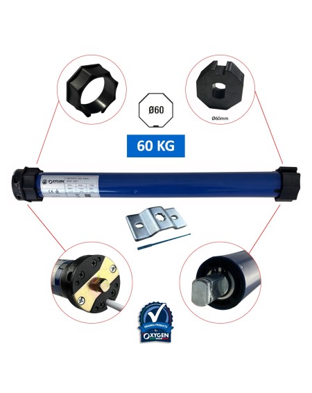 Motore Tubolare adatto per Tende e Tapparelle 30nm 60mm