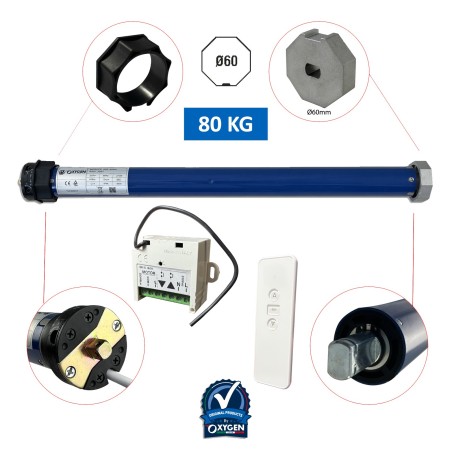 Kit motor Tubular 40 Nm