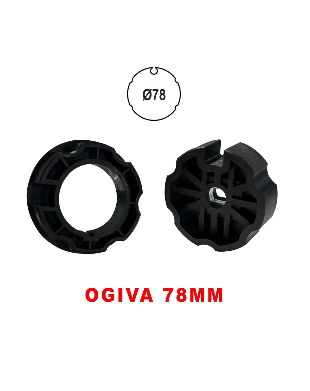 Adapter Ogive 78mm