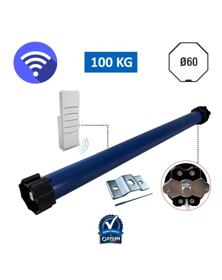 Rohrmotor 50nm 100kg für Rollläden Rollos Markisen