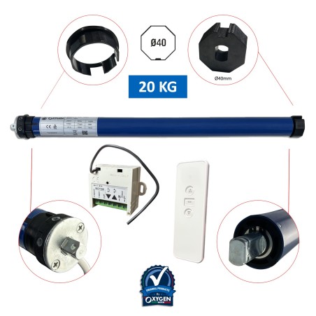 Kit motor Tubular 10 Nm