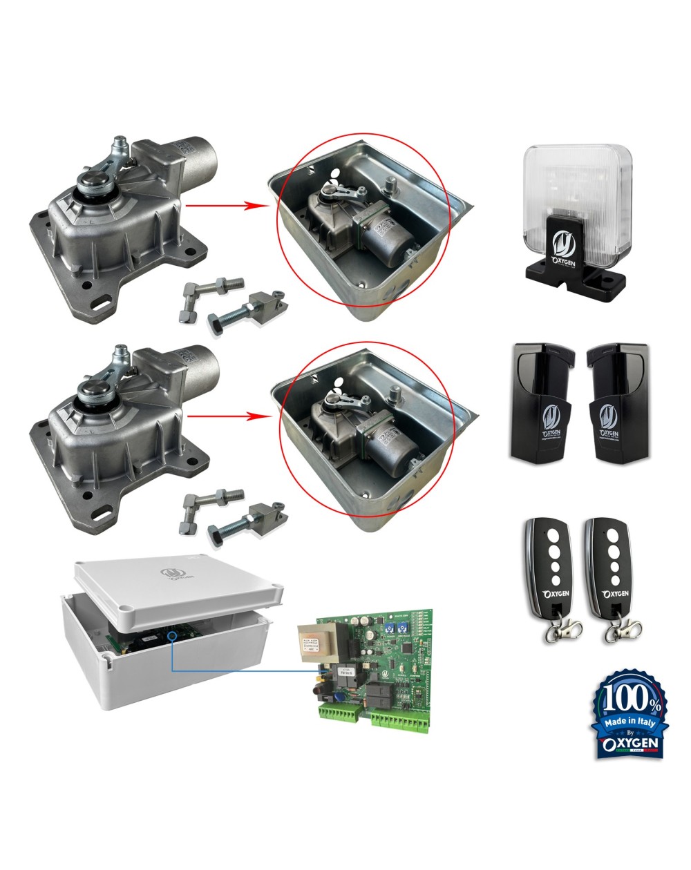 motore interrato hades 230v FULL KIT