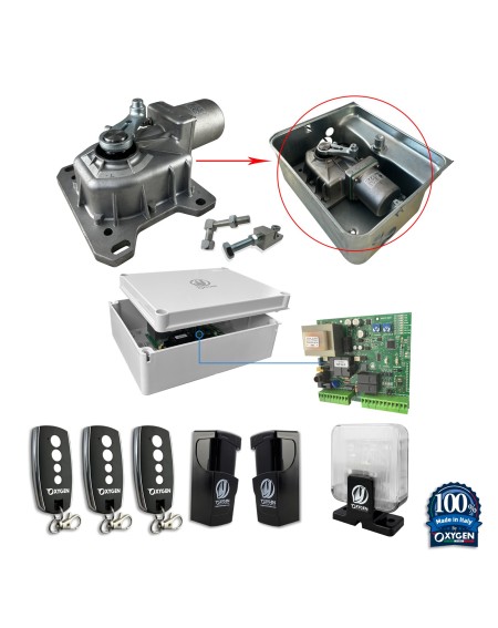 motore interrato hades 230v FULL KIT Anta Singola