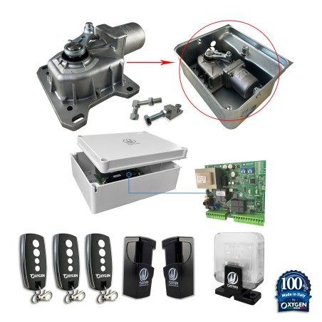 Unterflurantrieb Hades 230v FULL KIT einzelnen Torflügel